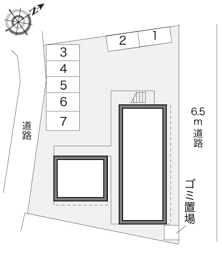 ★手数料０円★さいたま市西区指扇 月極駐車場